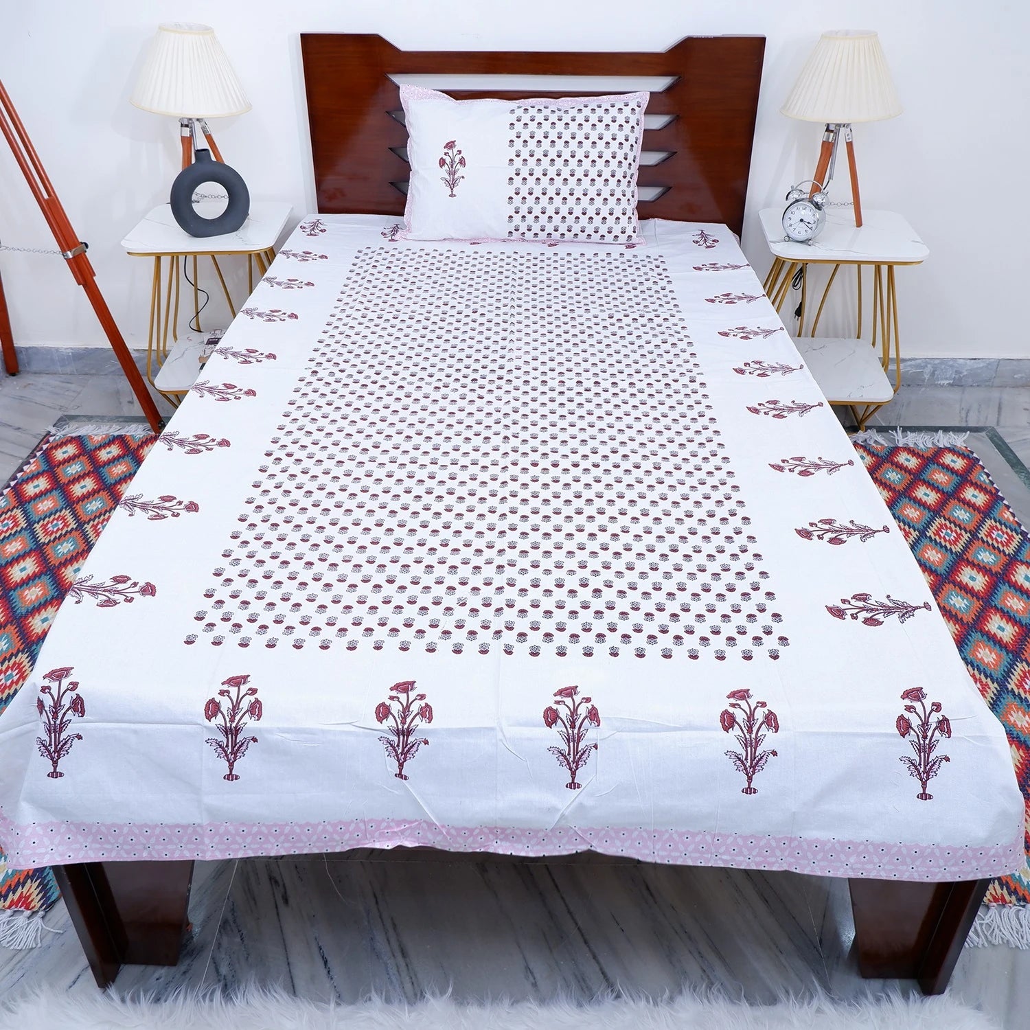 100% Pure Cotton Bed Sheet | Mouni